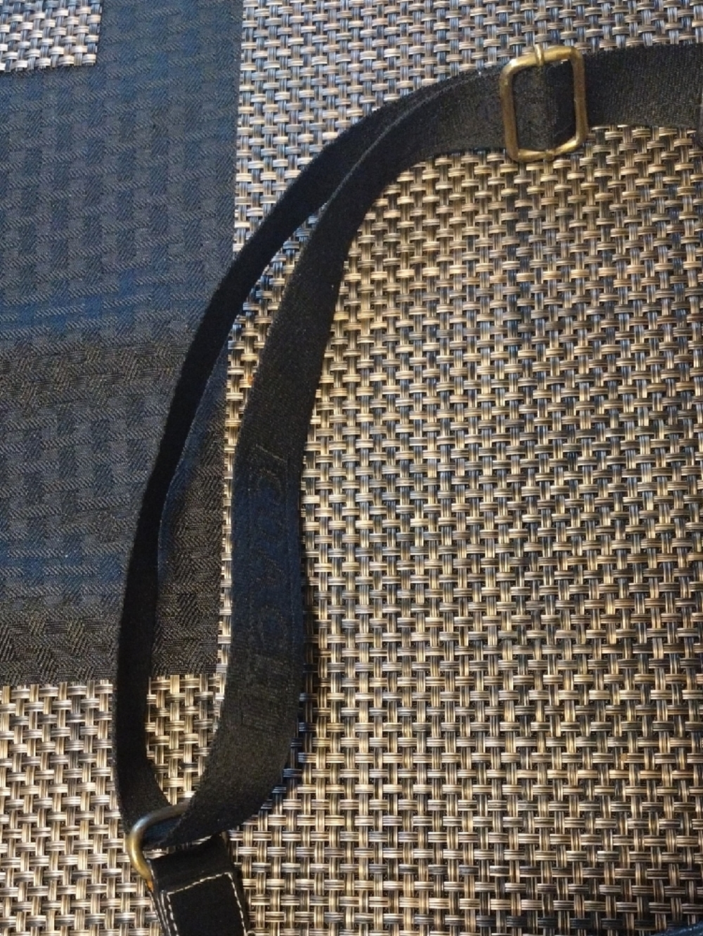 Coach Tan and Black Signature Messenger Crossbody - Picture 7 of 11
